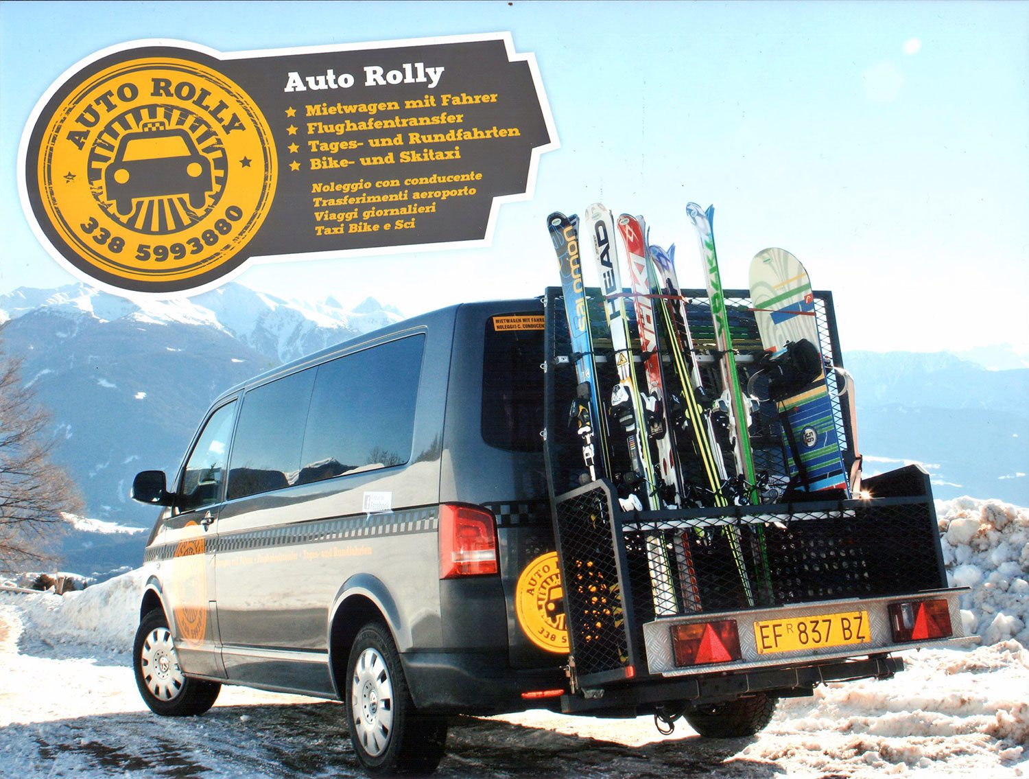 Auto Rolly - Südtiroler Ski- und Snowboard Shuttle